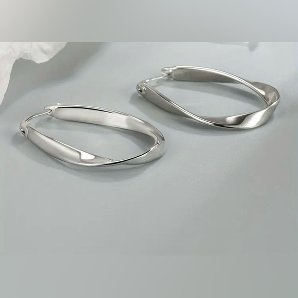 Buy 25mm Beaded Hoop Earrings in ION Plated RG Stainless Steel at ShopLC